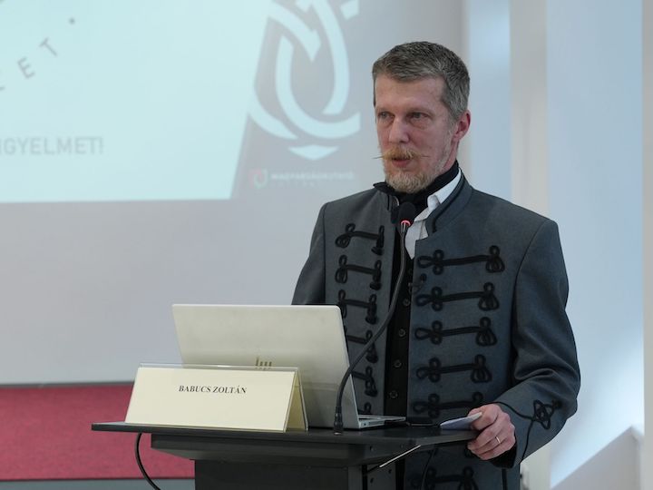 Trianon konferenciáján Babucs Zoltán,